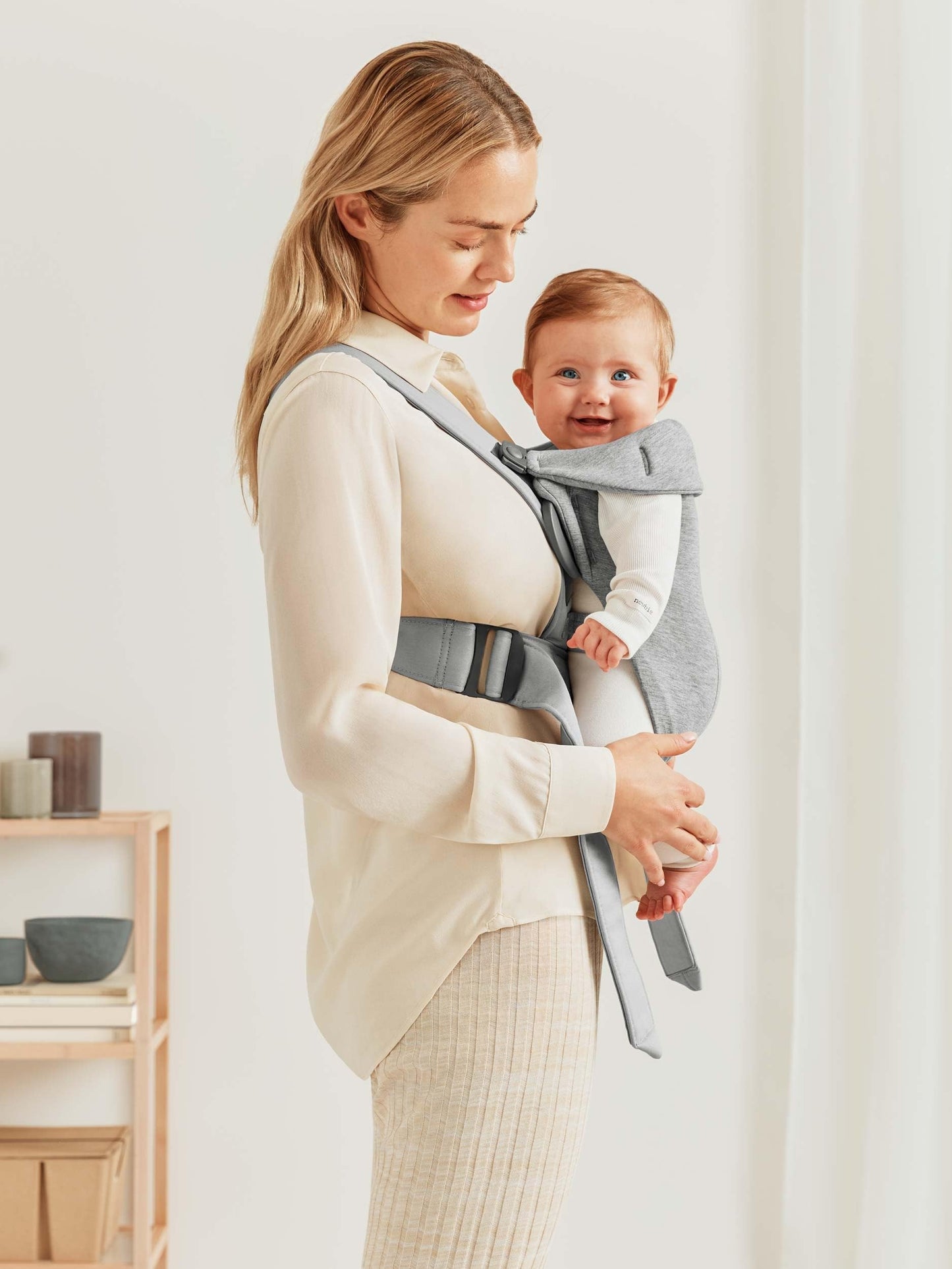 BabyBjörn Baby Carrier Mini kandekott, 3D-jersey, helehall