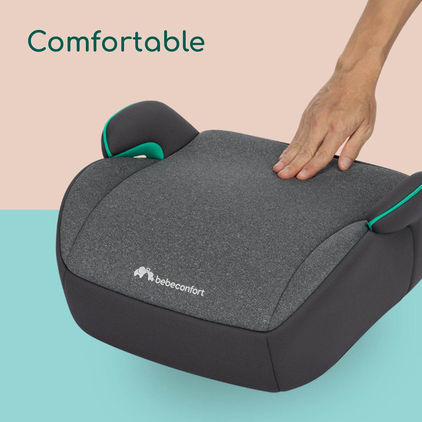 Bebeconfort Manga i-Safe i-Size istmekõrgendus 125–150 cm (22–36 kg), Tinted Graphite