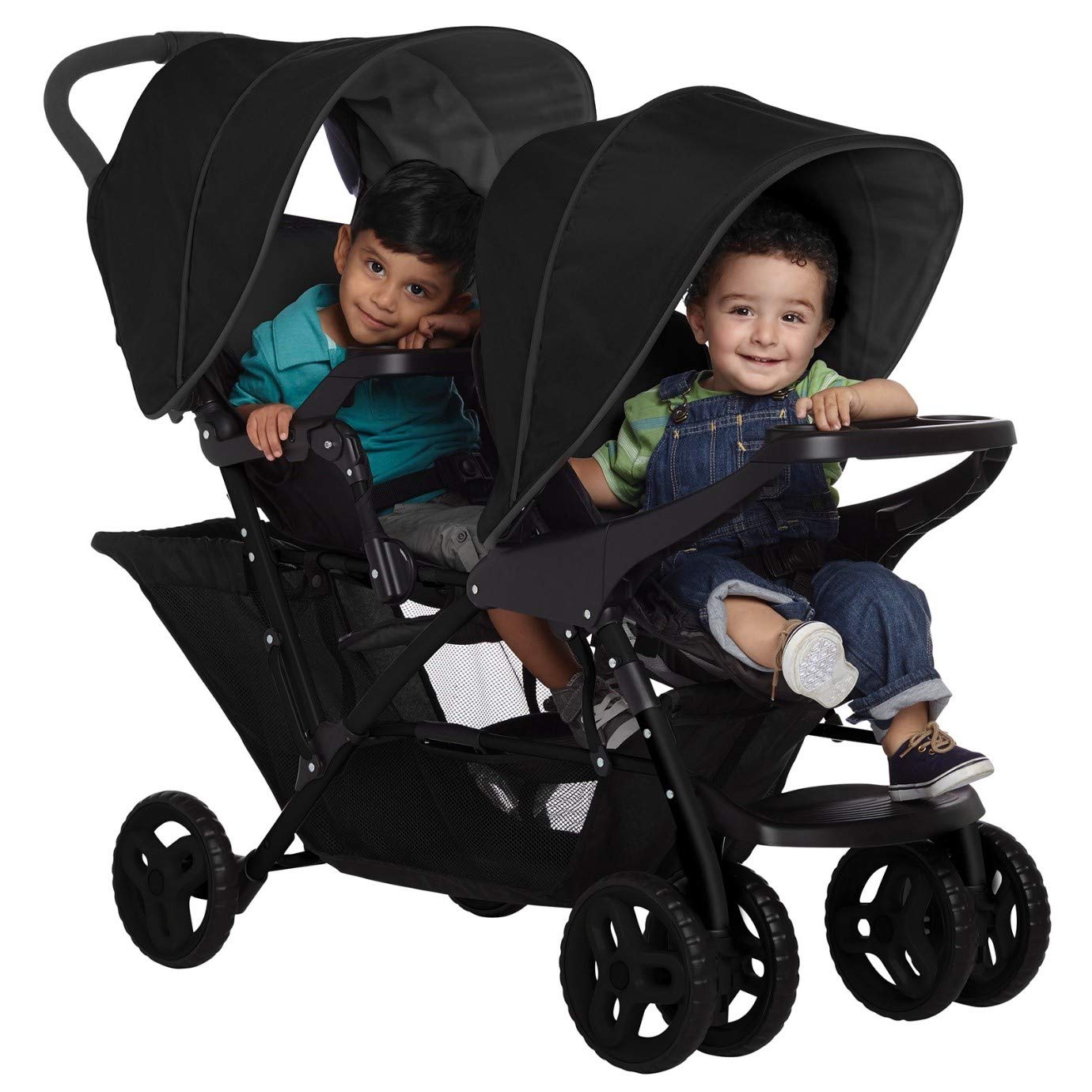 Graco Stadium Duo kahekohaline jalutuskäru Black/Grey, 0-15 kg, kokkupandav