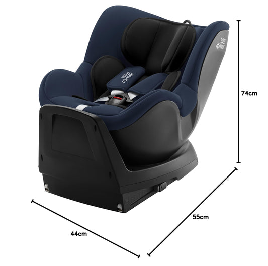 Britax Römer DUALFIX PLUS 360° pöörlev turvatool 40–105 cm, ISOFIX, Night Blue