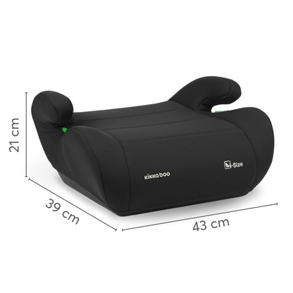 KikkaBoo i-UP i-Size turvaiste 125–150 cm (22–36 kg), must
