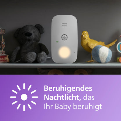AVENT DECT-beebimonitor SCD503/26, 330 m, öövalgus, Smart ECO, valge