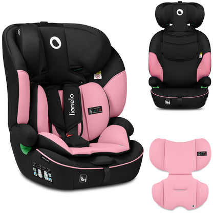 Lionelo LEVI i-Size turvatool, 9–36 kg, roosa