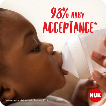 NUK Perfect Match tuttipullo 150 ml, Rainbow (0+ kuukautta)