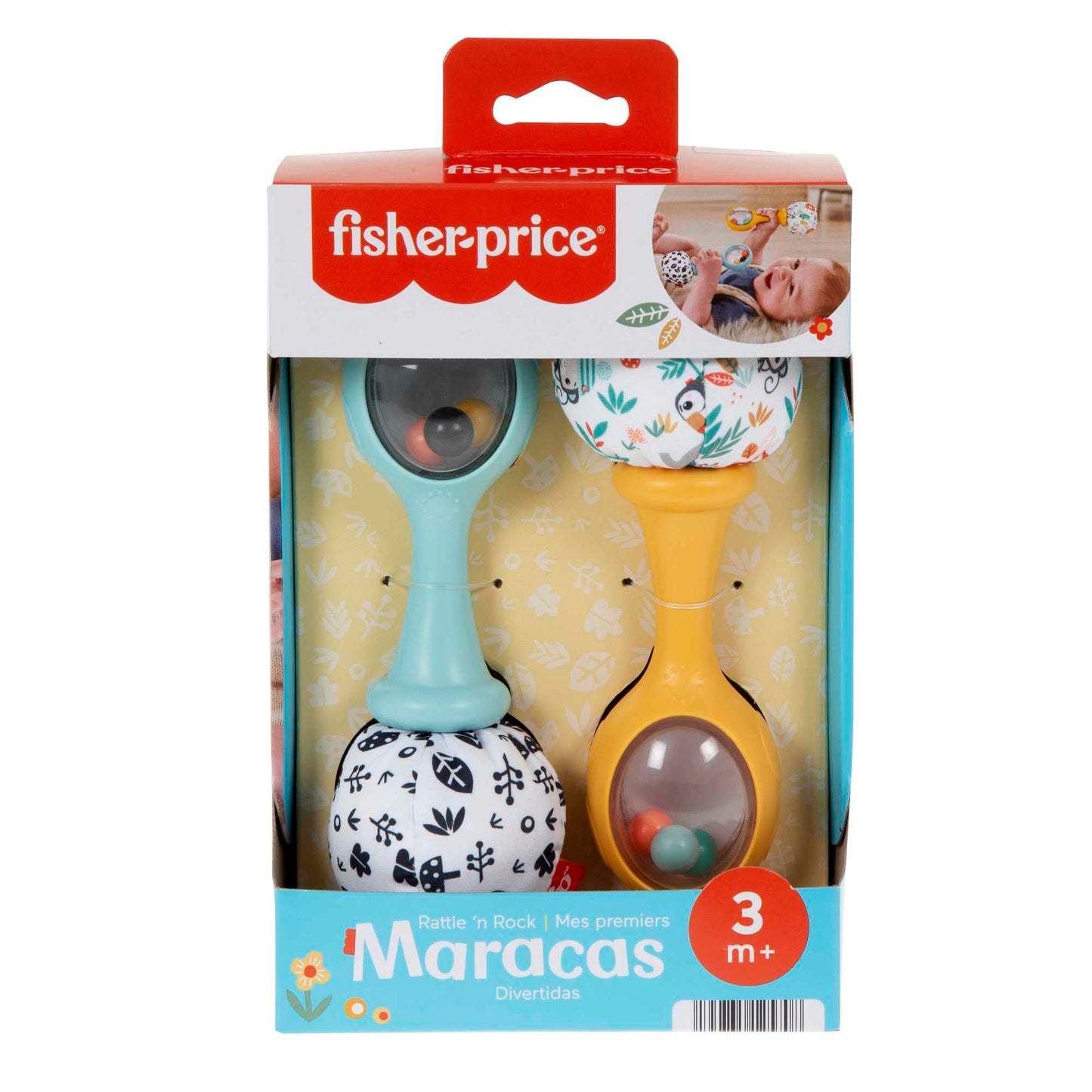 Fisher-Price Rattle ‘n Rock Maracas kõristid, 2 tk, 3+ kuud