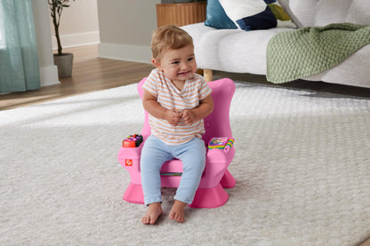 Fisher-Price Laugh & Learn Smart Stages õppetool (EN/DE/FR), 6–36 k, roosa