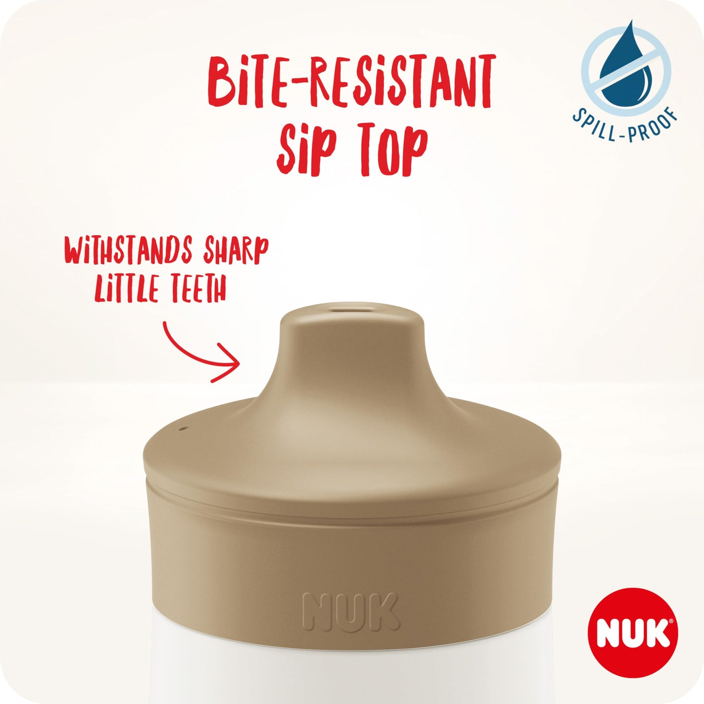 NUK Mini-Me joogitops lastele, 300 ml, Pink Butterfly (9+ kuud)