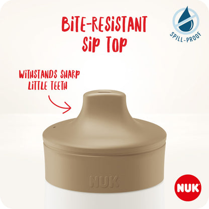NUK Mini-Me joogitops lastele, 300 ml, Pink Butterfly (9+ kuud)