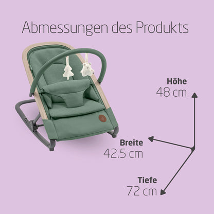 Maxi-Cosi Kori 2-ühes beebikiik mängukaarega, 0–2 a, kuni 15 kg, Beyond Green