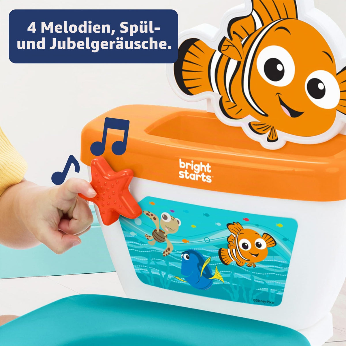 Bright Starts pottaistuin My Size 2-in-1 Disney Baby Findet Nemo, sininen, 18+ kuukautta