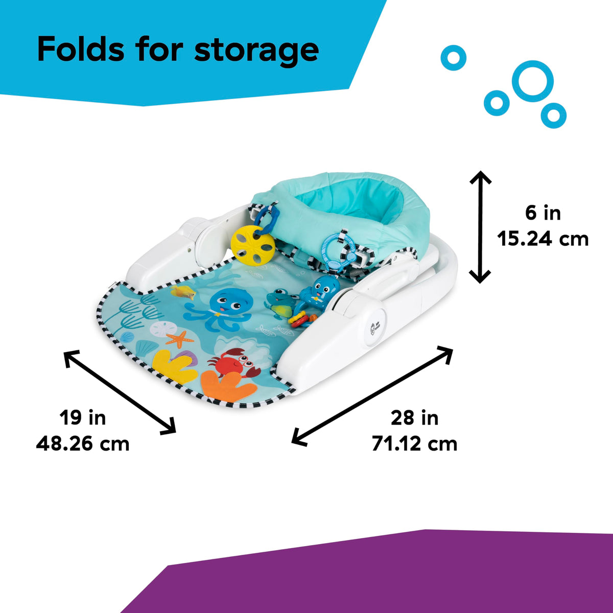 Baby Einstein 2-in-1 -vauvaistuin Sea of Support