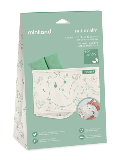 Miniland Naturcalm looduslik koolikuvöö beebidele lavendli ja hirssiseemnetega