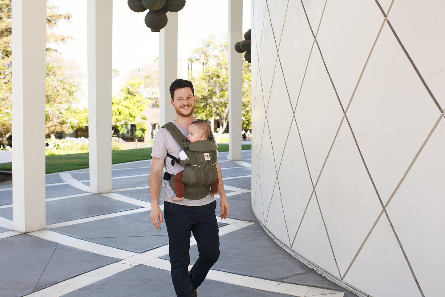 Ergobaby Omni Breeze kandekott alates sünnist, Olive Green