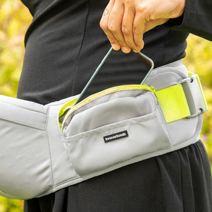 InnovaGoods ergonoomiline lapsekandmisvöö, taskutega, 0–3 a