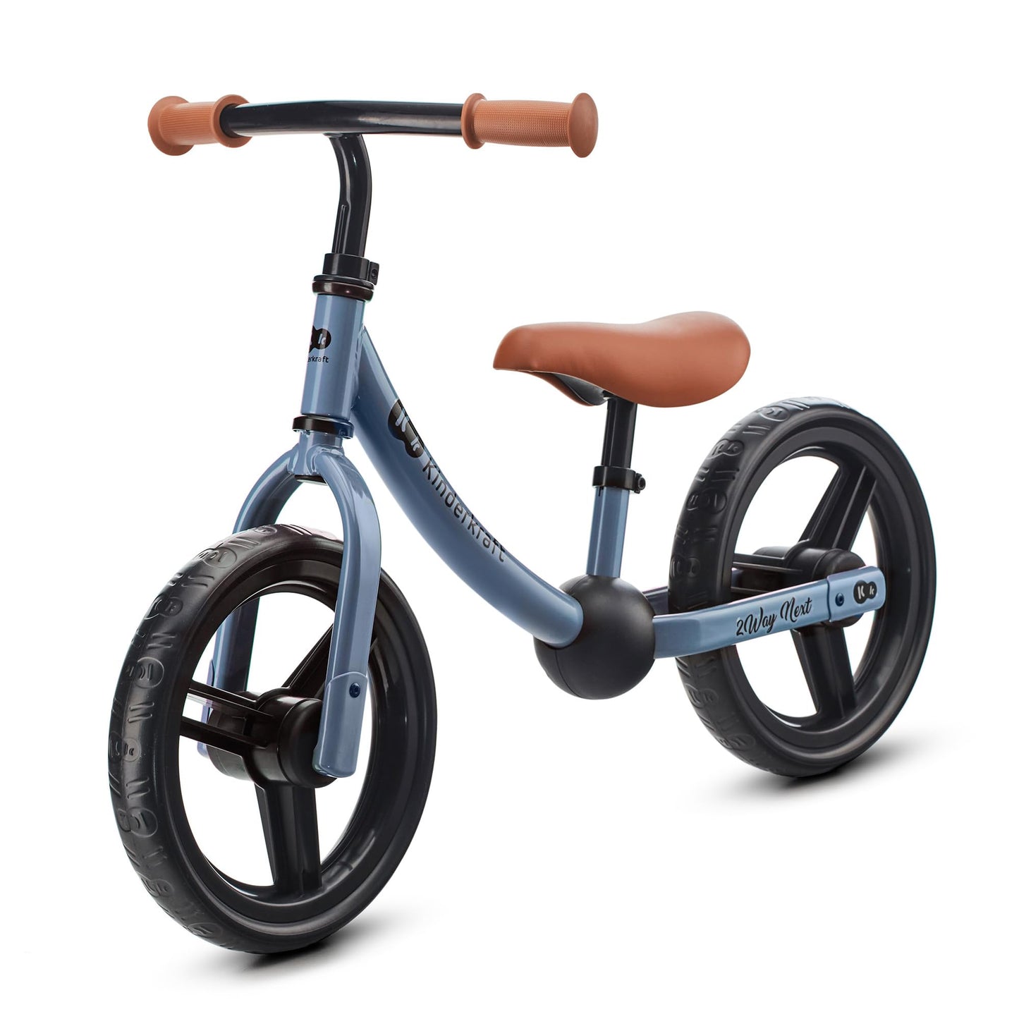 Kinderkraft 2WAY NEXT jooksuratas 12″, sinine (kuni 35 kg)