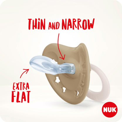 NUK Signature Day & Night lutt 6–18 kuud, helendav, 4 tk