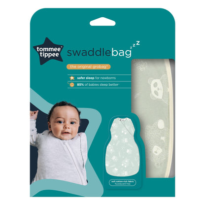 Tommee Tippee vastsündinu mähkimiskott (swaddle) 0–3 kuud, TOG 1.0 – Woodland Grofriends