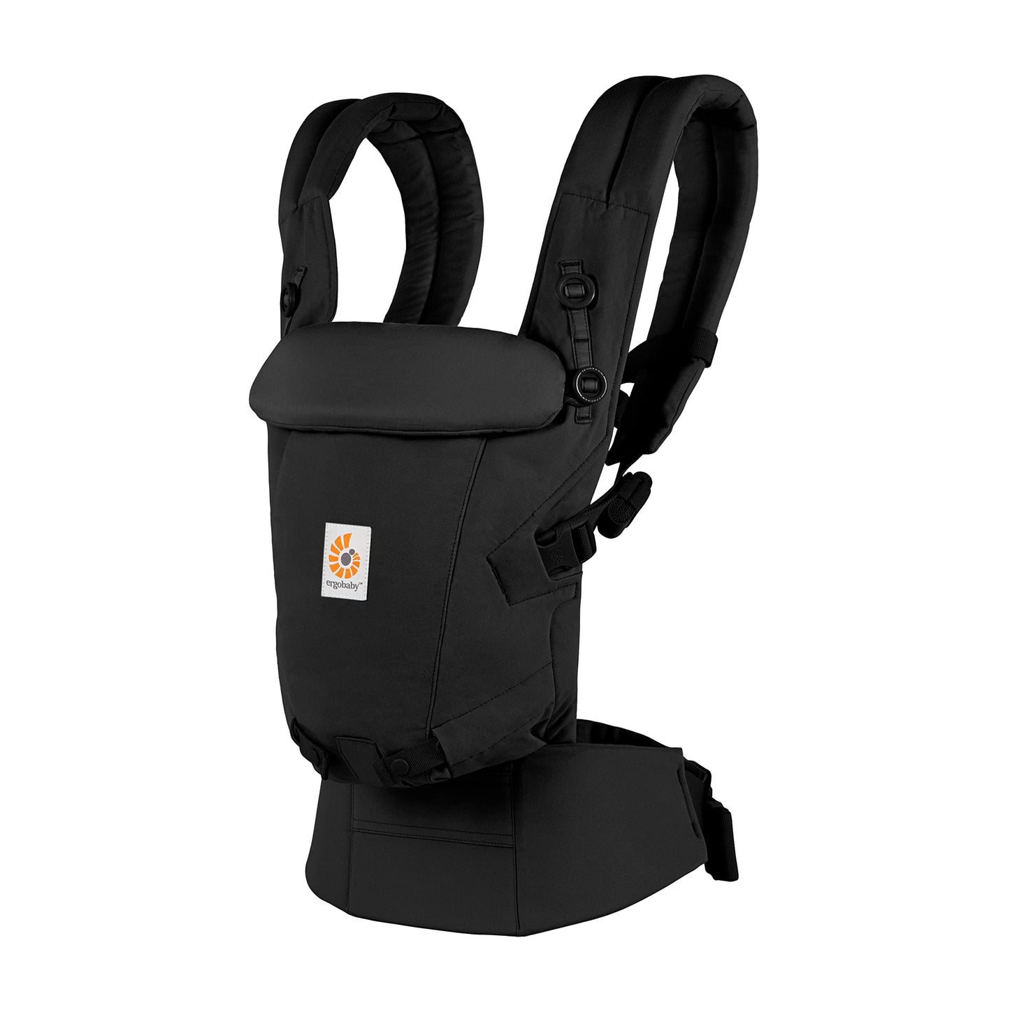 Ergobaby Adapt SoftTouch puuvillane kandekott alates sünnist, Onyx Black