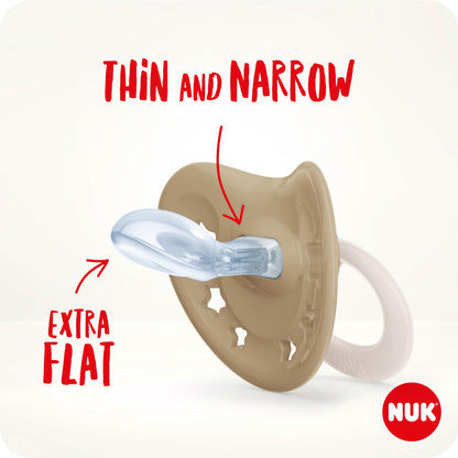 NUK Signature lutt 6–18 kuud, sinine/roheline (2 tk)