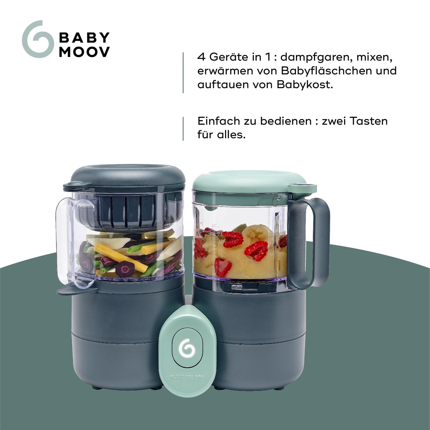 Babymoov Nutribaby One 4-in-1 blender-auruti – 2 L