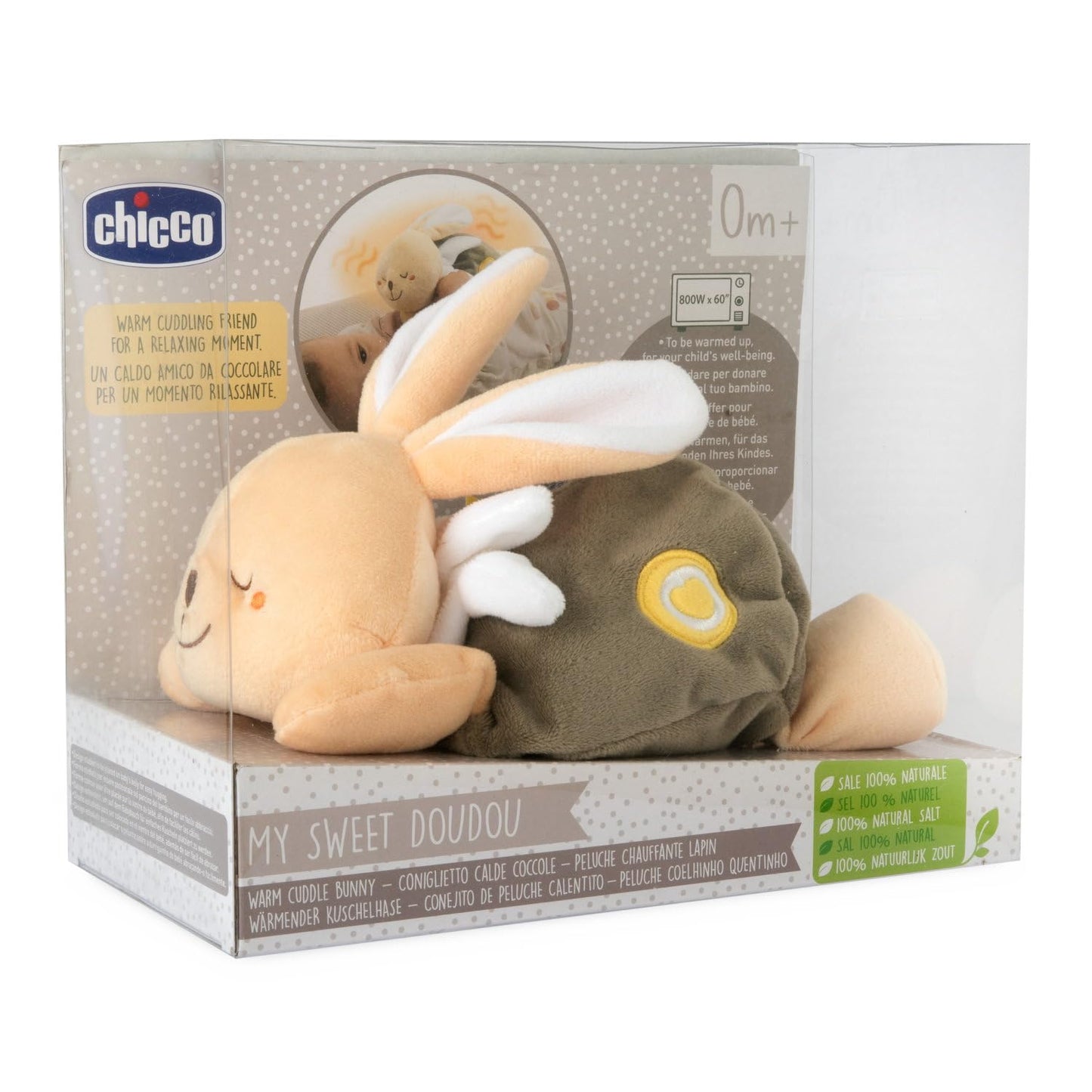 Chicco My Sweet Doudou soojendatav kaisujänes koolikute leevendamiseks, 0+