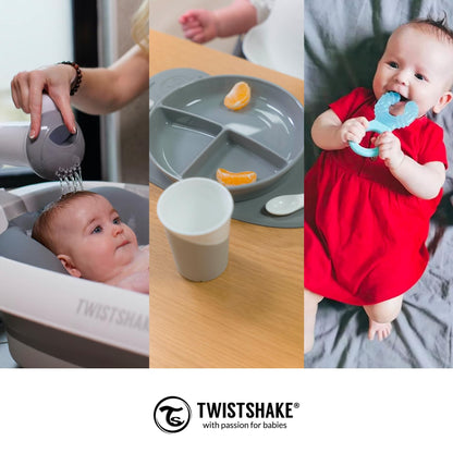 Twistshake vannipadi/beebisisu vanni, Pastel Grey (0+)