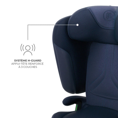 Kinderkraft UNITY 2 i-Size klapitav turvatool 100–150 cm, ISOFIX, tumesinine