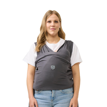 KOALA BABYCARE beebikandelina Cuddle Band 2.0, elastiline, kuni 15 kg, anthracite