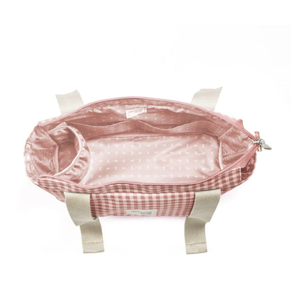 Walking Mum I Love Vichy vankri organisaator, roosa