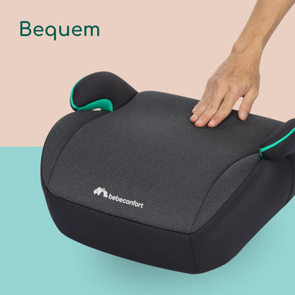 Bebeconfort Manga i-Safe turvatooli istmekõrgendus, 6–12 a, 125–150 cm, Tinted Black