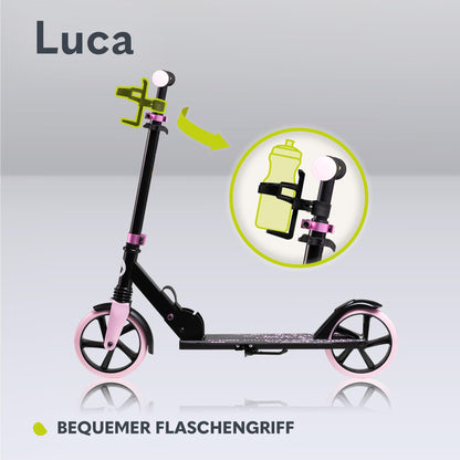 Lionelo Luca Cityroller must/roosa, 4,1 kg, kokkupandav, 100 kg