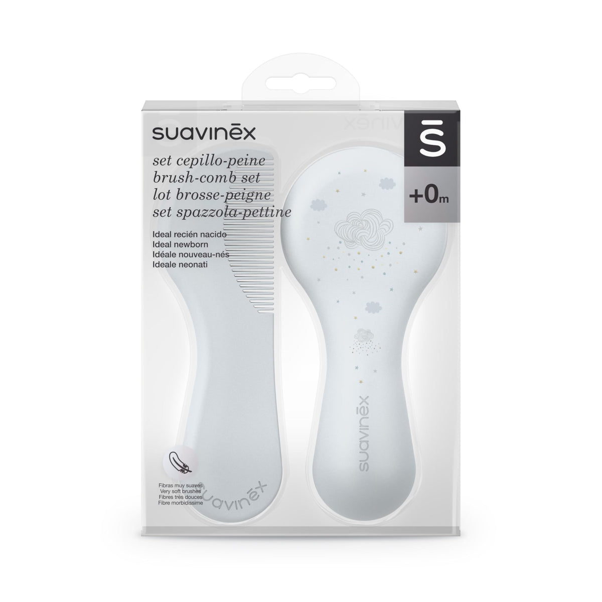 SUAVINEX harja ja kampa, sininen, 3162384