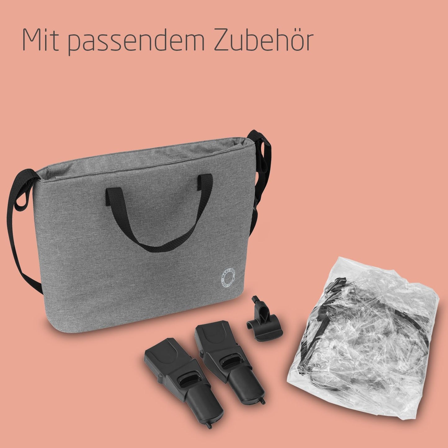 Maxi-Cosi Zelia S Trio 3-ühes vankrikomplekt, helehall