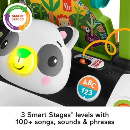 Fisher-Price 2in1 Steady Panda käimisraam - kahesuunaline, muusikaga ja õppefunktsioonidega (6 kuud - 3 a)
