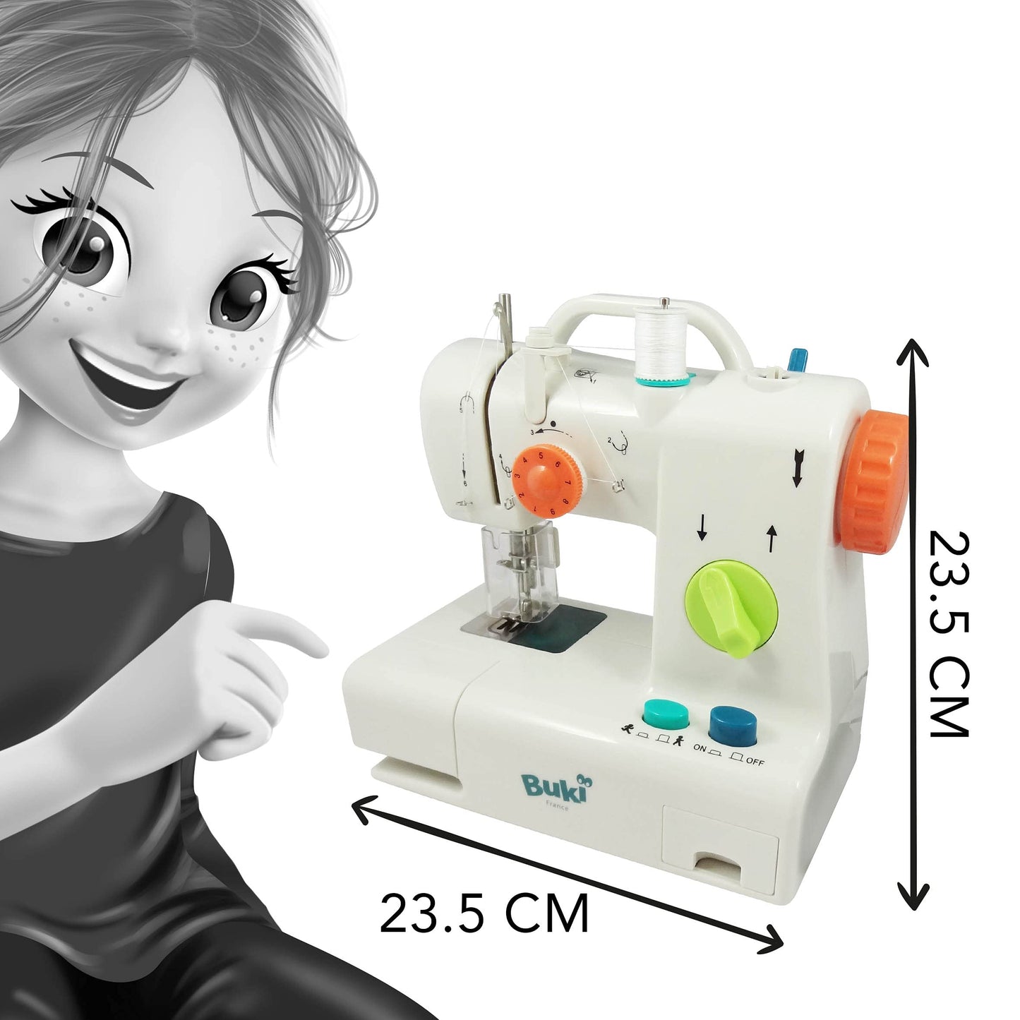 BUKI Professional Studio laste õmblusmasin (mudel 5410)