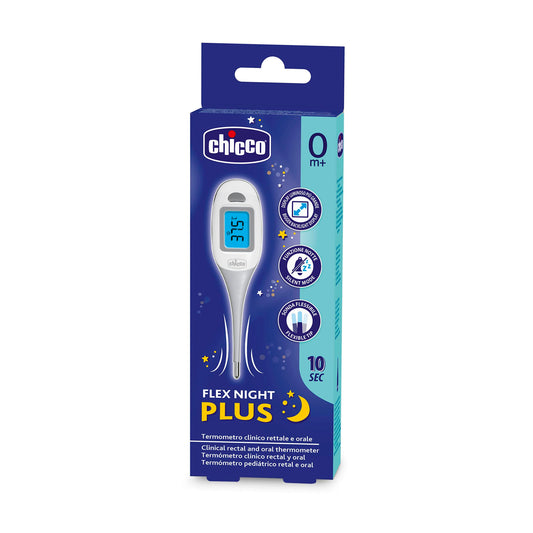 Chicco digitaalne painduva otsikuga kraadiklaas Flex Night, 10 sek