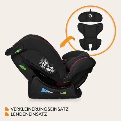 Lionelo Aart i-Size turvatool 40-150 cm, Carbon Red, turvavööga kinnitatav