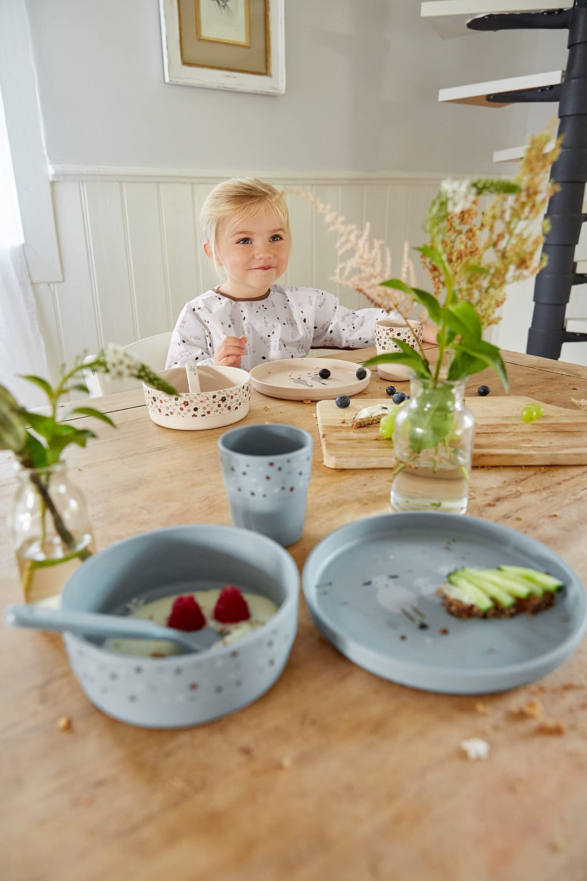 LÄSSIG lasten juomamuki Tiny Farmer Goose, BPA-vapaa, 12 kuukauden iästä alkaen