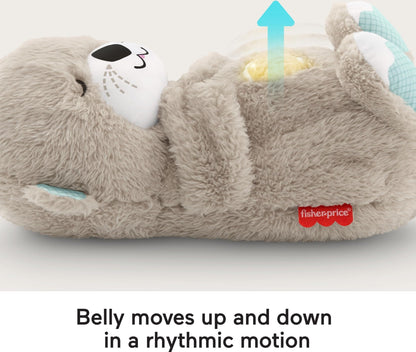 Fisher-Price kaisukas ja helimasin Soothe 'n Snuggle Otter, valguse ja hingamisliigutustega, saarmas