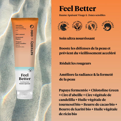 SeventyOne Percent Feel Better näokreem tundlikule nahale, 40 ml
