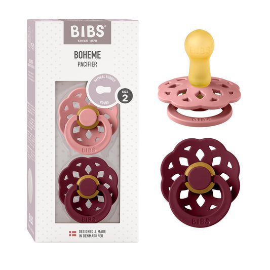 Bibs Boheme lutt 2 tk, suurus 2 (6-18 kuud), Dusty Pink/Elderberry