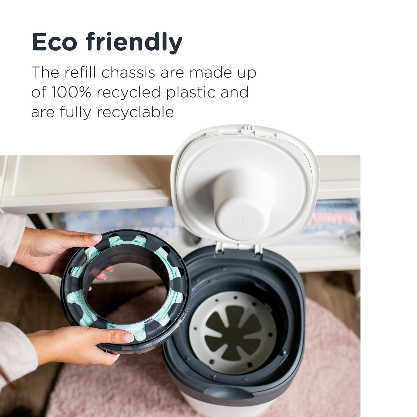 Tommee Tippee Twist & Click mähkmekonteineri stardikomplekt – 12 kassetti