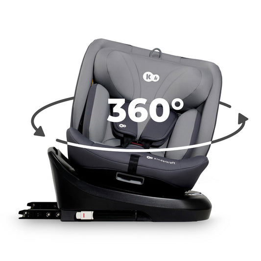 Kinderkraft I-Grow i-Size 360 pöörlev turvatool 0–12 a (40–150 cm / 0–36 kg), hall