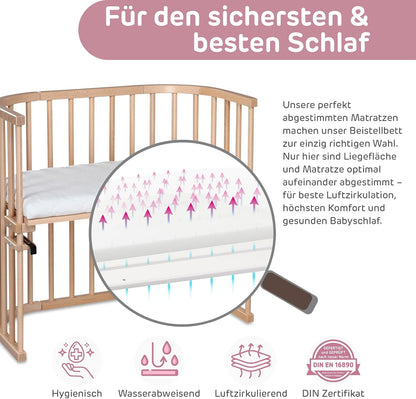 Babybay originaal pöögipuidust vooditasku, reguleeritava kõrgusega, puit