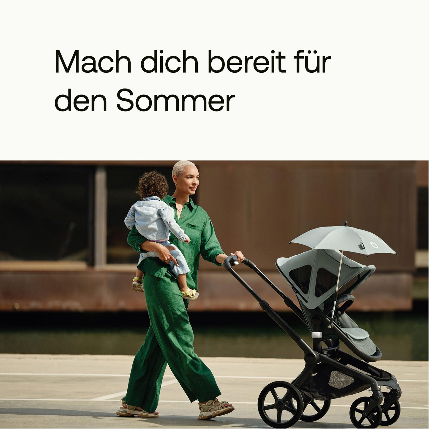 Bugaboo Fox/Cameleon3/Lynx Breezy suvine kaarvarju kangas, Misty Grey