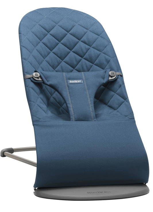 BabyBjörn Bliss beebi lamamistool/bouncer, tumesinine