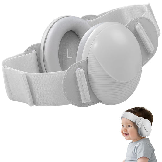 ECHOCUBE beebi kõrvaklapid 0-48 kuud, reguleeritavad, 25 dB, hall