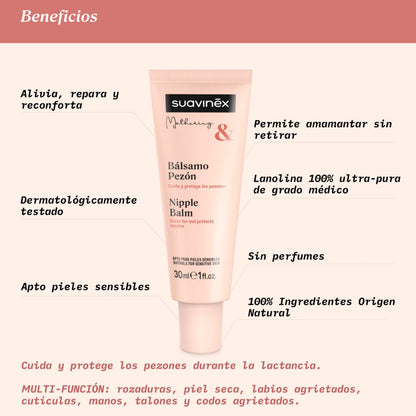 Suavinex lanoliiniga nibukreem imetamise ajaks, 30 ml