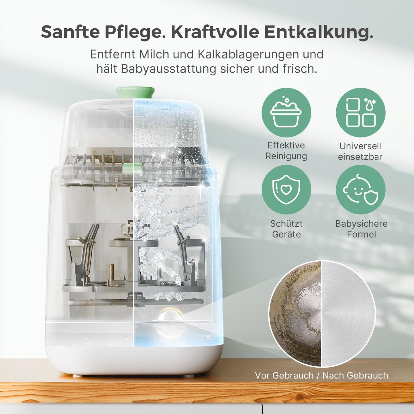 Momcozy BS03 KleanPal Pro pudelipesumasin, sterilisaator ja kuivati