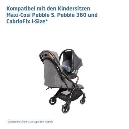 Maxi-Cosi Eva3 jalutuskäru, Select Grey, 0–4 a, kuni 22 kg